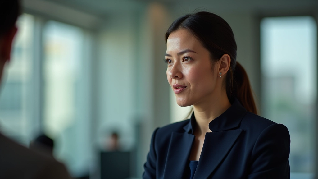 Leader demonstrating empathetic listening to team member with calm body language and focused attention in professional setting